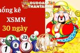 KQXSMN 30 ngày gần đây – Thống kê loto 30 ngày MN